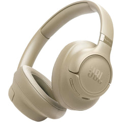 JBL Tune 730 BT Wireless Over-Ear Headphones with JBL Pure Bass Sound, Bluetooth 6.0, Foldable Design, Audio Cable, 76-Hour Battery Life and Google Fast Pair/Microsoft Swift Pair - BEIGE