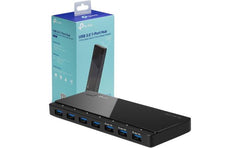 TP-Link UH700 USB Hub, 1.5A Fast Charging 7-Port Docking Station, 10x Data Transfer Speed up to 5Gbps, 12V/2.5A Power Adapter and 1m USB 3.0 Cable, Compatible with Windows, Mac OS X and Linux systems