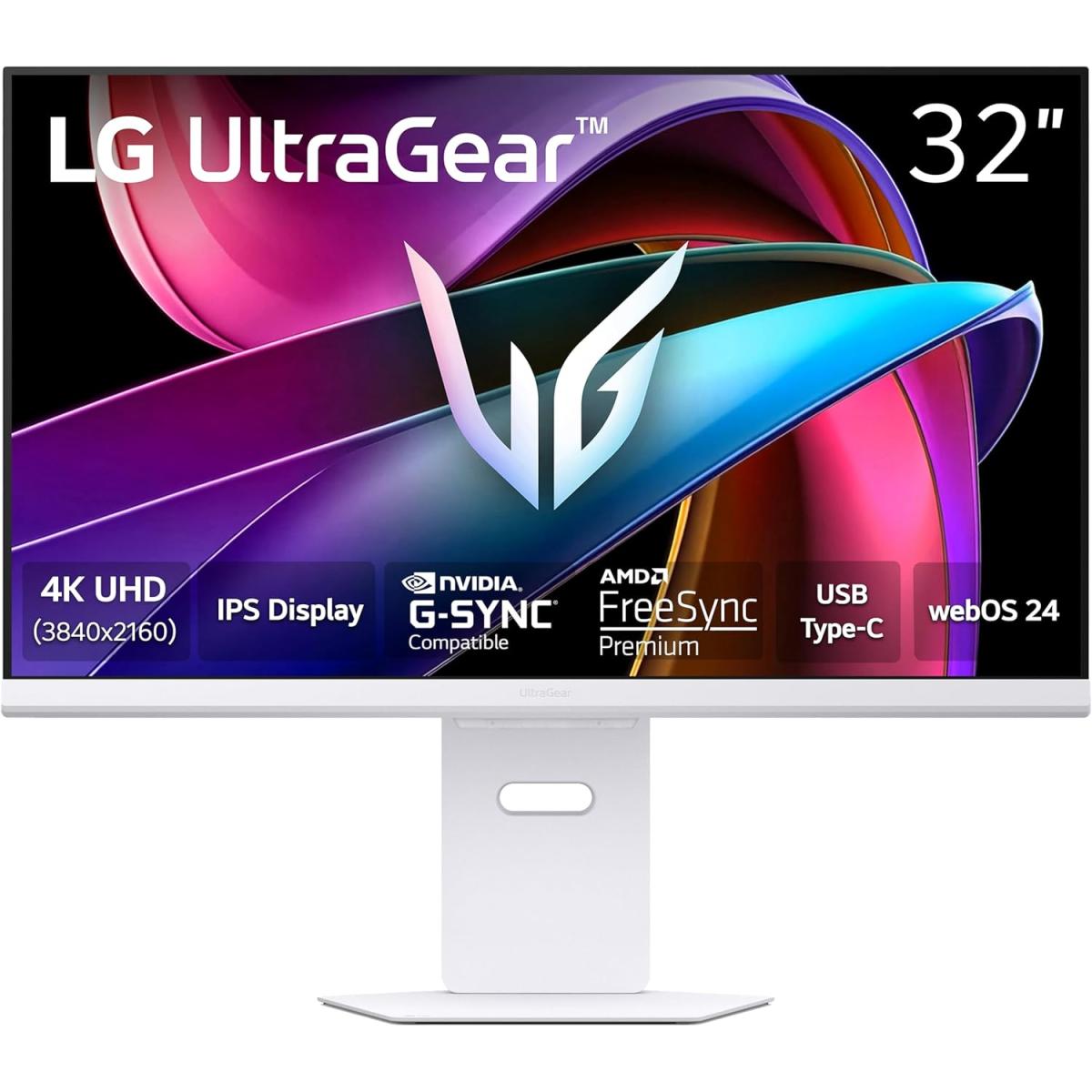 Lg 32g810sa Ultragear 32" Ips Uhd 4k Hdr400 144hz 1ms Hdmi 2.1 Ai Smart G Sync Compatible Webos Type C (65w) W/ Adjustable Stand & Speakers White - CompuMe Lg 32g810sa Ultragear 32" Ips Uhd 4k Hdr400 144hz 1ms Hdmi 2.1 Ai Smart G Sync Compatible Webos Type C (65w) W/ Adjustable Stand & Speakers White - CompuMe