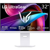 LG 32G810SA UltraGear 32" IPS UHD 4K HDR400 144Hz 1ms HDMI 2.1 AI Smart G-Sync Compatible webOS Type-C (65W) w/ Adjustable Stand & Speakers - White