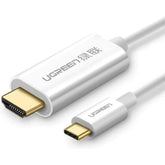 UGREEN USB Type C to HDMI Cable, 1.5 meter length, gold-plated connectors, USB cable