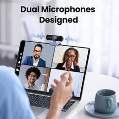 UGREEN CM678 15728 USB HD WEBCAM 1080P WITH MIC 2M CABLE For Mac,Windows and Android