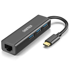 Choetech Hub U02 Usb C To Ethernet Hub W/ 3 Ports Usb 3.0 - CompuMe