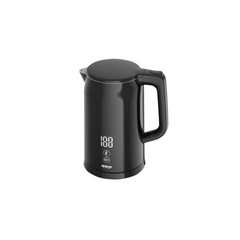 Arshia Digital Kettle, 1.7Lit, 2200Watts, One Touch Operation, Black - 3389