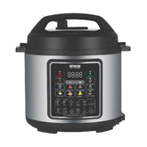 Arshia Pressure Cooker, 6Lit, 1750Watts, Black / Steel - 3386