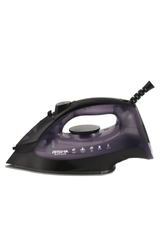Arshia Steam Iron, Ceramic Soleplate Anti Drip, 200Ml, 200Watts, Dark Purple - 3205