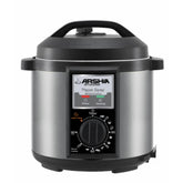 Arshia Pressure Cookers, 6Lit, 1000Watts, Silver - 2595