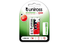 Uniross Rechargeable 2500mah Aa Battery