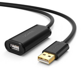 UGREEN USB 2.0 Active Extension Cable with Chipset 5m (Black)-UGREEN-10319