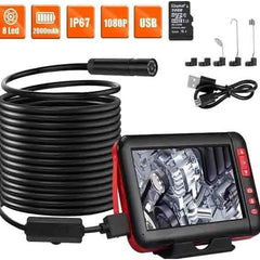4.3-Inch LCD Screen Inspection Camera IP67 Waterproof Industrial Endoscope 5M