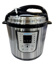 Stork Digital Pressure Cooker, 6Lit, 1000Watts, Stainless Steel - Ec-st606