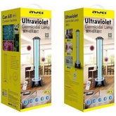 Awie Ultraviolet Germicidal UV Lamp 220V 38W Sterilization with Three-Step Timing Remote Control for Household Disinfection Living Room Bedroom Household