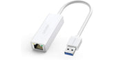 Ugreen USB 3.0 to RJ45 Gigabit Ethernet Adapter (Model 20255) – White