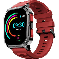 Hifuture Ultra 3 Bluetooth Calling Smart Watch, 2.0 Inch Ips Display, Ip68 Waterproof, 24/7 True Heart Rate & Blood Oxygen Sensor (the Fifth Generation), Up To 7 Days Daily Use, 100+ Sports Mode Red