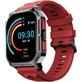 HiFuture ULTRA 3 Bluetooth Calling Smart Watch, 2.0-inch IPS Display, IP68 Waterproof, 24/7 True heart rate & Blood oxygen sensor (the fifth generation), Up to 7 days daily use, 100+ Sports Mode - Red