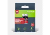 Uniross Ni‑MH AA Rechargeable Batteries – 2500mAh High Capacity, Hybrio Technology, Low Self‑Discharge, Eco‑Friendly, 2‑Pack