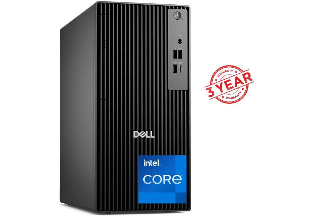Dell Pro Tower QCT1250 Desktop PC, Intel® Core™ i5-14500 5GHz Processor 14 Core, 8GB DDR5, 512 SSD, Wi-Fi 6E, BT5.3 - 14th Generation - 3 Year Warranty
