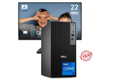 Dell Pro Tower QCT1250 Desktop PC, Intel® Core™ i5-14500 5GHz Processor 14 Core, 8GB DDR5, 512 SSD, Wi-Fi 6E, BT5.3 w/ MSI PRO MP225V Monitor - 14th Generation - 3 Year Warranty