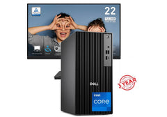 Dell Pro Tower QCT1250 Desktop PC, Intel® Core™ i5-14500 5GHz Processor 14 Core, 8GB DDR5, 512 SSD, Wi-Fi 6E, BT5.3 w/ MSI PRO MP225V Monitor - 14th Generation - 3 Year Warranty