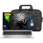 HP ProBook 460 G11 Business Laptop | intel Ultra 7 | 16GB RAM | 512GB SSD M.2 NVMe | 16-inch Full HD+, IPS| Backlit Keyboard - Fingerprint | Business HP Bag | Sliver