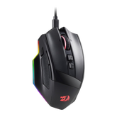 Redragon M813 RGB Wired Gaming Mouse with 4D Dual Mode Scroll Wheel, Ergonomic Optical Mouse with Max 16000 DPI, 3333 High Precision Sensor, 7 Macro Keys, Software Supported - CompuMe