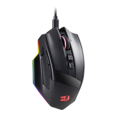 Redragon M813 RGB Wired Gaming Mouse with 4D Dual Mode Scroll Wheel, Ergonomic Optical Mouse with Max 16000 DPI, 3333 High Precision Sensor, 7 Macro Keys, Software Supported - CompuMe