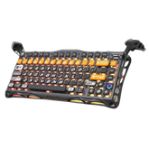 GravaStar Mercury K1 Pro Wireless Mechanical Gaming Keyboard, 75% Layout RGB Custom Keyboard, Aluminum Alloy Matte Black Frame with Phoenix-Inspired Keycaps, Hot-Swappable Linear Switches – CyberFlare