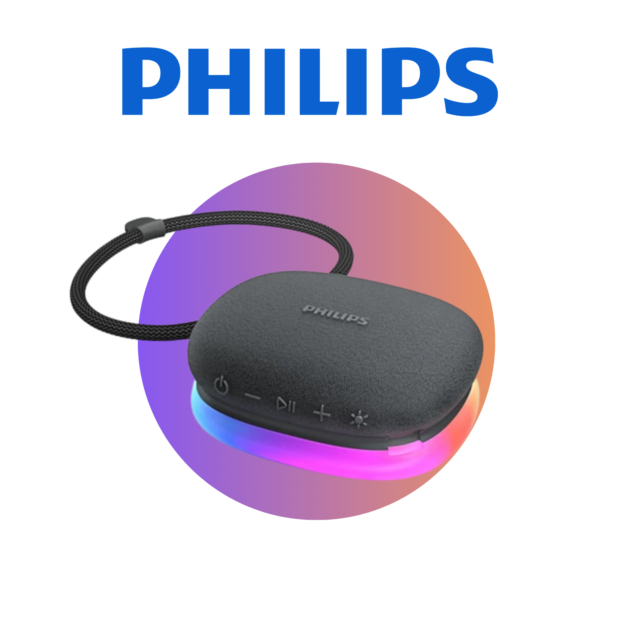 Golden Connector Philips Bluetooth speaker with lights