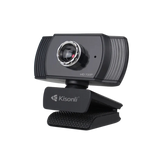 Kisonli HD-723 High Definition Rotatable HD Webcams Computer 720P Webcam with Dual Microphone for PC Laptop