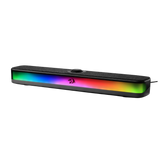 Redragon GS515 RGB Desktop Soundbar, 2.0 Channel Stereo Computer Speakers for Desktop with Bluetooth 5.3, USB-C/USB Powered, Black - CompuMe