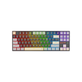 Redragon K552 Mechanical Gaming Keyboard, 87-Key Compact, LED Gaming Keyboard with Red Switches, Anti-Ghosting, Metal Frame for PC Gaming & Typing, Beginner-Friendly (Eclipse Gilded)