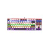 Redragon K552 Mechanical Gaming Keyboard, 87-Key Compact, LED Gaming Keyboard with Red Switches, Anti-Ghosting, Metal Frame for PC Gaming & Typing, Beginner-Friendly (Polar Monolith)