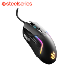 SteelSeries Rival 5 Gaming Mouse with PrismSync RGB Lighting and 9 Programmable Buttons – FPS, MOBA, MMO, Battle Royale – 18,000 CPI TrueMove Air Optical Sensor - Black