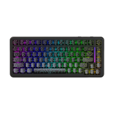 ATTACK SHARK X82 PRO HE Wireless Rapid Trigger RGB Mechanical Gaming Keyboard with Adjustable Actuation,2.4G/Wired/BT,8K Polling Rate,Hall Effect Magnetic Switch,5000mAh Battery for FPS(Black Contour)