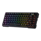 Redragon K724 PRO Wireless Gasket Gaming Keyboard w/Hype Screen & Knob, 81-Key Mechanical Keyboard, Easy-Control 1.14’’ TFT Info Display, 5-Layer Noise Dampening, Custom Linear Switch