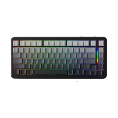 ATTACK SHARK M86 Wireless Mechanical Keyboard, 75% Layout Gasket Custom Structure,Hot Swappable,RGB Backlit,Pre-lubed Switches,Side Printed PBT Keycaps,Tri-Mode BT5.0/2.4GHz/USB-C Keyboard for Win/Mac