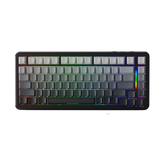ATTACK SHARK M86 Wireless Mechanical Keyboard, 75% Layout Gasket Custom Structure,Hot Swappable,RGB Backlit,Pre-lubed Switches,Side Printed PBT Keycaps,Tri-Mode BT5.0/2.4GHz/USB-C Keyboard for Win/Mac