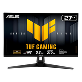 ASUS TUF Gaming 27” 1440P Monitor (VG27AQL5A) – QHD (2560 x 1440), 210Hz, 0.3ms, Fast IPS, Extreme Low Motion Blur Sync, Speakers, DisplayWidget Center, Gaming AI, Height Adjustment, 3 yr Warranty