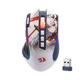 Redragon M612AK PRO RGB Anime Gaming Mouse, 8000 DPI Wired/Wireless Optical Mouse with 9 Programmable Buttons & 7 Backlit Modes, BT & 2.4G Wireless, Software Supports DIY Keybinds Rapid Fire Button