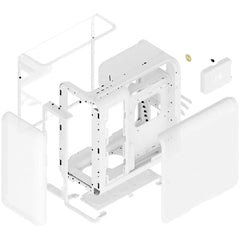 HYTE PC case for desktop computer builds and component installation