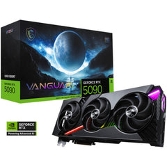 Msi Geforce Rtx 5090 Vanguard Soc Graphics Card, 32gb Gddr7 512 Bit Memory, 2512 Mhz Boost Clock, 28 Gbps Memory Speed, 21760 Cuda Core