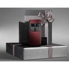 Vertu Agent Q Calfskin–luxury Ai Smartphone 6.02" Amoled 120hz Display,snapdragon 8 Elite Chipset,16gb+1tb Storage,50mp Variable Aperture Camera,dual Satellite,triple System Secure Design (wine Red)