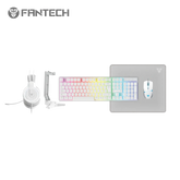 Fantech P51 5 In 1 White Combo Keyboard+ Mouse + Mousepad + Headset + Headset Stand