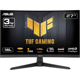 Asus Tuf Vg27vq3b 27" Curved 1500r Full Hd 180hz 1ms Dci P3: 90% Freesync Shadow Boost Enhances W/ Speaker Black