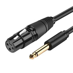UGREEN 20719 XLR Female to 6.35mm Jack Male Audio Cable - 2M