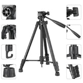 Rtako Vt 860s, Remote Control, 170cm Carbon Steel Photography Tripods For Camera And Mobiles - CompuMe