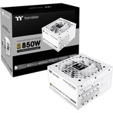 Thermaltake Toughpower Gt 850w Atx 3.1 80 Plus Gold Fully Modular Smart Zero Fan; Native 450w Pcie 5.1 Conneor , White - CompuMe