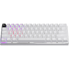 Logitech G PRO X 60 LIGHTSPEED Wireless Ultra Compa TKL 60% Mechanical LIGHTSYNC RGB Dual-Shot PBT Keycaps GX Optical Tactile Switches - White