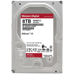 Western Digital RED PLUS HDD NAS Storage 8TB 5400RPM SATA 6Gb/s, 128MB Cache - 3.5 Hard Drive | WD80EFZZ | - CompuMe