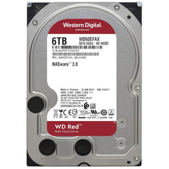 Western Digital RED HDD NAS Storage 6TB 5400RPM SATA 6Gb/s, 256MB Cache - 3.5 Hard Drive | WD60EFAX | - CompuMe